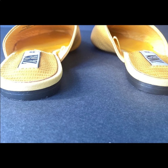Yellow Zara mules 35/5 - Picture 6 of 6